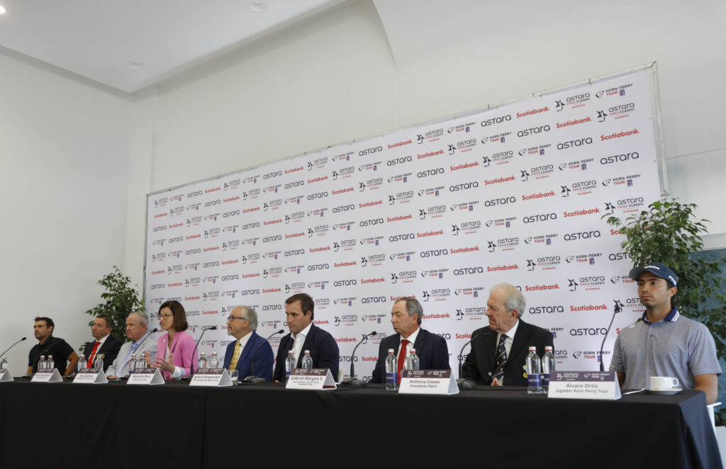 Conferencia de lanzamiento Astara Chile Classic presentado por Scotiabank