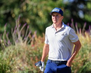 SANTIAGO, CHILE - MARCH 10: Matt McCarty of the United States looks on at the 17th hole during the final round of the Astara Chile Classic presented by Scotiabank at Prince of Wales Country Club on March 10, 2024 in Santiago, Chile. (Photo by Buda Mendes/Getty Images)